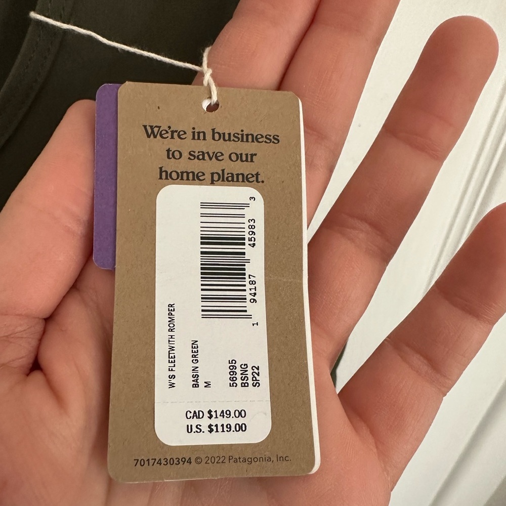 Patagonia Olive Green Jumpsuit - Picture 5 of 5